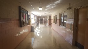 Greaswood hallway
